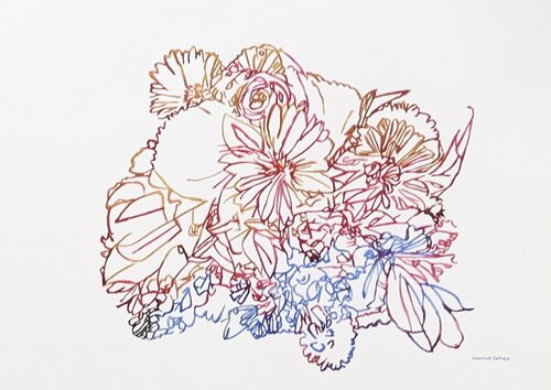Petals and Promises 517534 by Christine Beard, Painting for Sale on Singulart