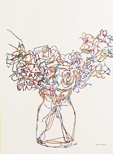 An Unscripted Bouquet 517536 by Christine Beard, Painting for Sale on Singulart