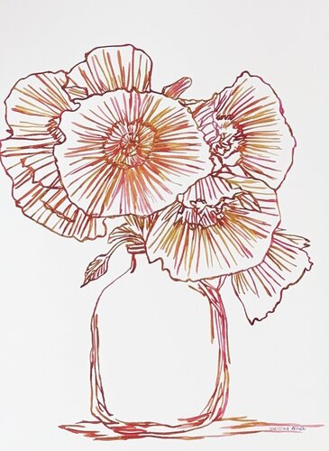 Bloom and Glow 517537 by Christine Beard, Painting for Sale on Singulart