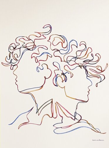 Interwoven 517547 par Christine Beard, Peinture en vente sur Singulart