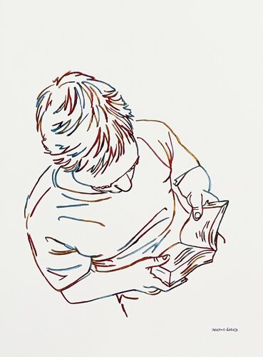 Pages of Possibility 517554 de Christine Beard, Pintura a la venta en Singulart