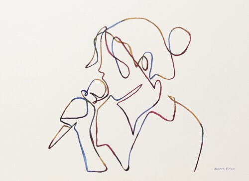 Songbird 517586 par Christine Beard, Peinture en vente sur Singulart