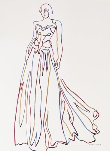 Sweep of Silk 517588 par Christine Beard, Peinture en vente sur Singulart