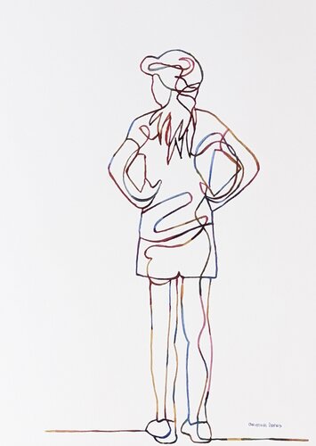 Ready for Anything 517590 par Christine Beard, Peinture en vente sur Singulart