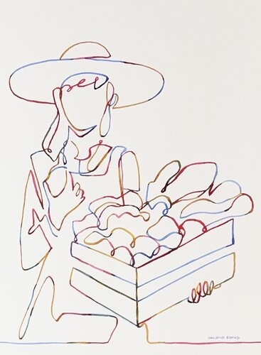 Fresh from the Market 517618 von Christine Beard, Malerei kaufen auf Singulart