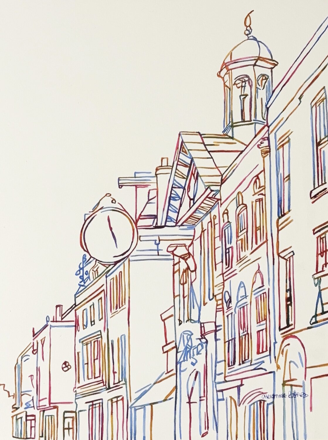 Afternoon on the Row 517338 Christine Beard