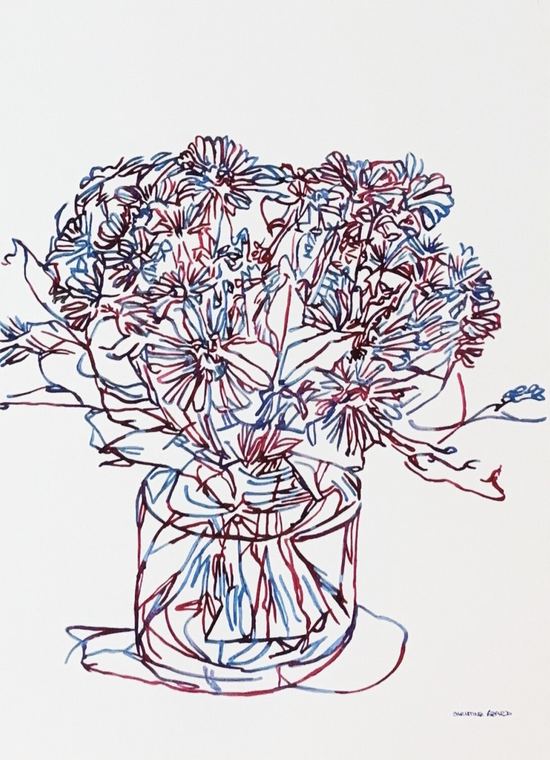 The Living Bouquet 517519 Christine Beard Originalgemälde zu verkaufen