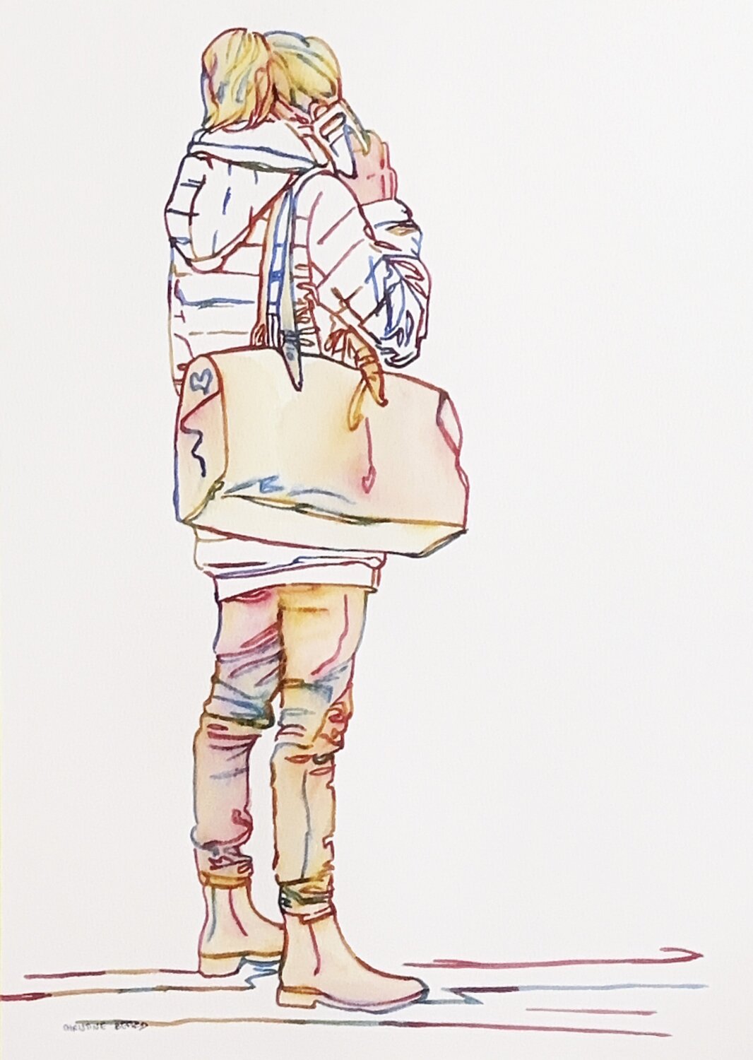 Between Places 517530 Christine Beard Pintura original en venta