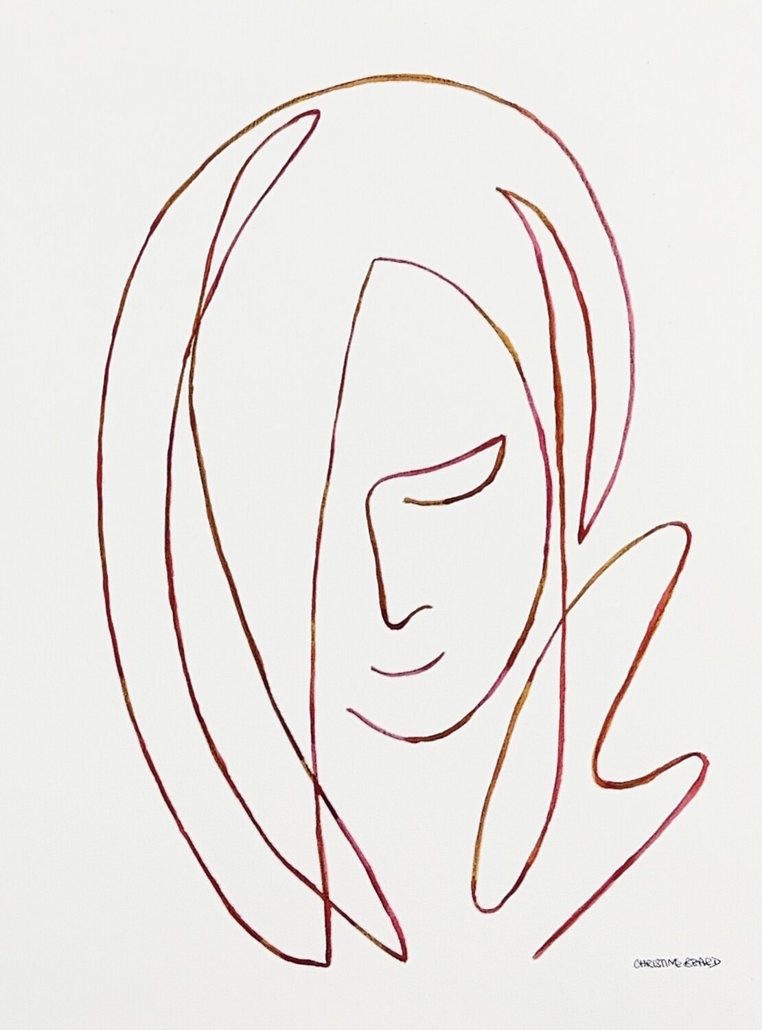 Gentle Spirit 517549 Christine Beard Peinture originale à vendre