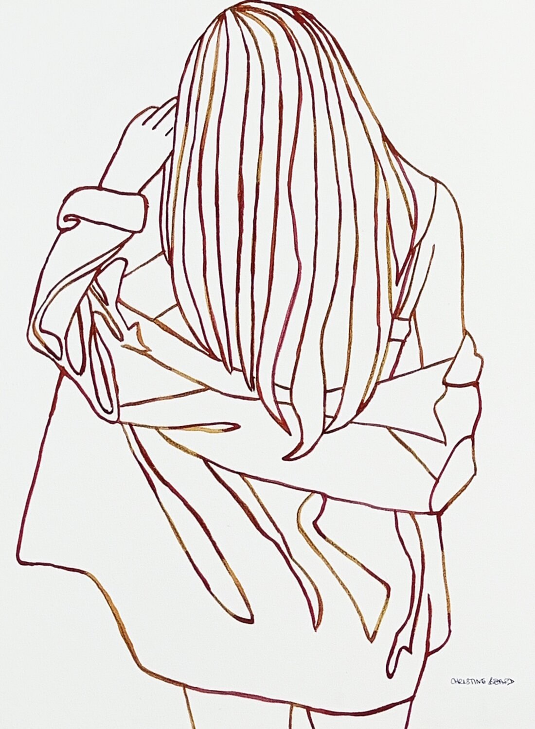 Finding Comfort 517553 Christine Beard Original painting for sale