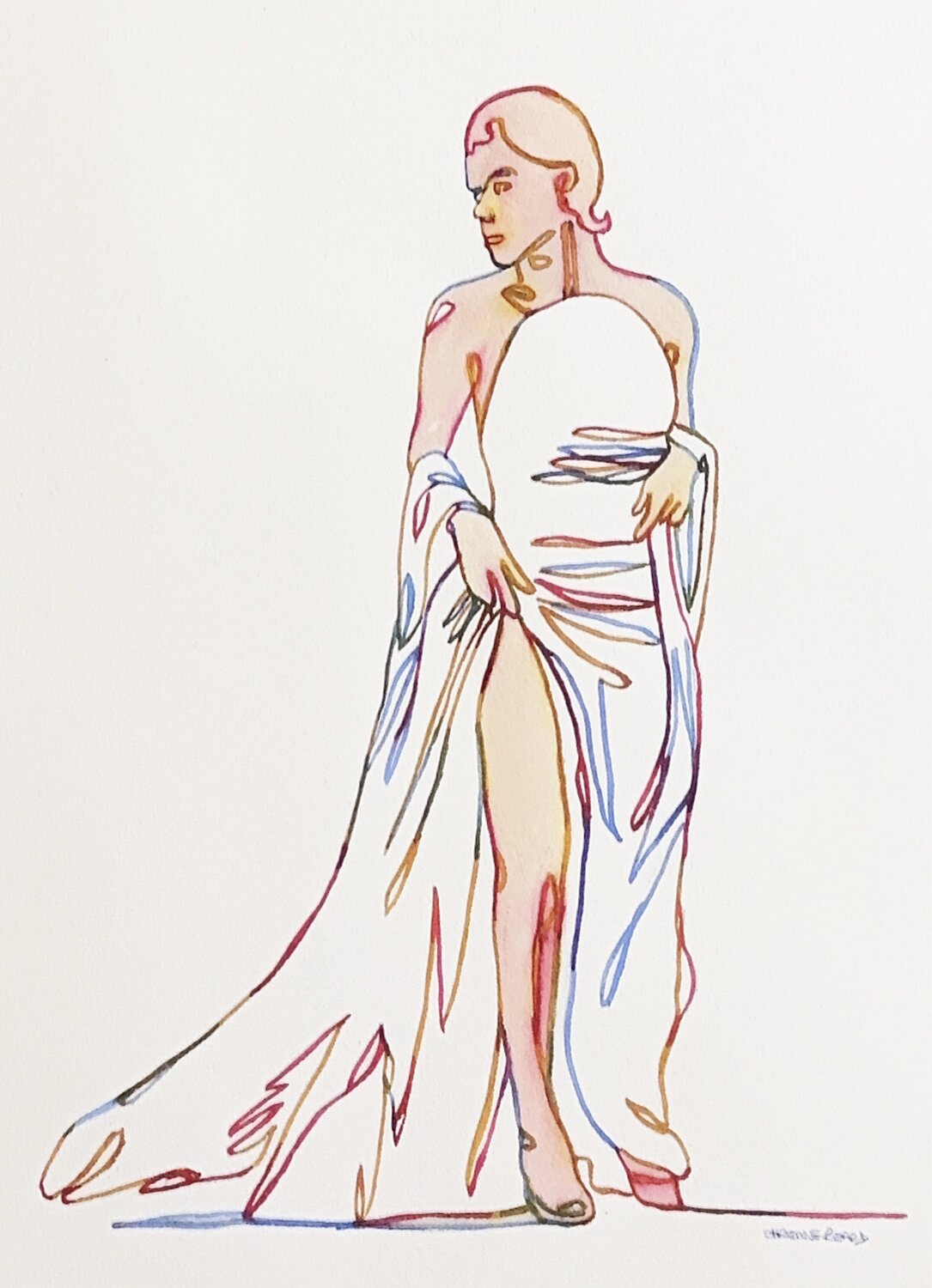 Wrapped in Light 517606 Christine Beard Peinture originale à vendre