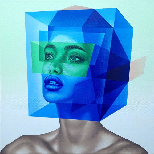 Vidriera by Adrian Gonzalez torres, 회화 for Sale on Singulart