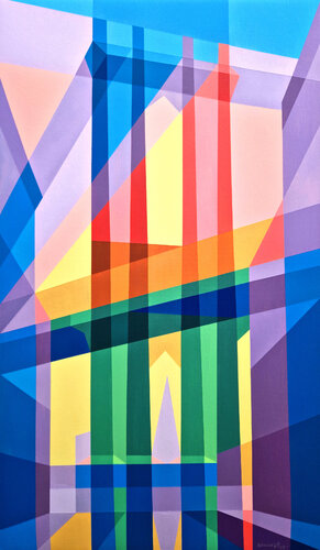 Cruce de Luz von Adrian Gonzalez torres, Malerei kaufen auf Singulart