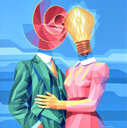 Ciclo compartido by Adrian Gonzalez torres, 회화 for Sale on Singulart
