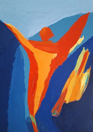 Icarus di Maria Joao Gamito, Pittura in vendita su Singulart