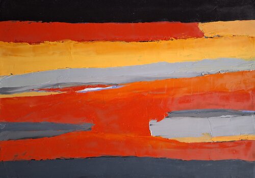 Hot Sunset di Maria Joao Gamito, Pittura in vendita su Singulart