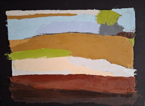 Landscape with Tree di Maria Joao Gamito, Pittura in vendita su Singulart