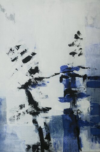 SOGNI IN BLU 1 van Arnhild Kart, Schilderij te koop op Singulart