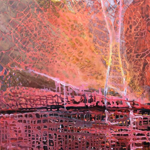 De-Construction 26-Rosa van Arnhild Kart, Schilderij te koop op Singulart