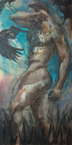 Onslaught by Cricket, Painting for Sale on Singulart