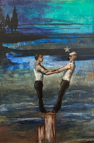 Against the Tide van Cricket, Schilderij te koop op Singulart