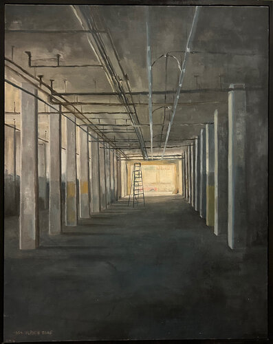 Emptiness in San Francisco di Cricket, Pittura in vendita su Singulart