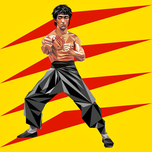 Bruce Lee von Andrew Thompson, Druck kaufen auf Singulart