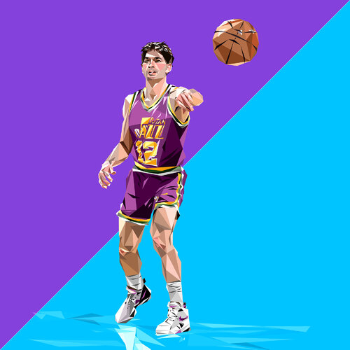 John Stockton von Andrew Thompson, Druck kaufen auf Singulart