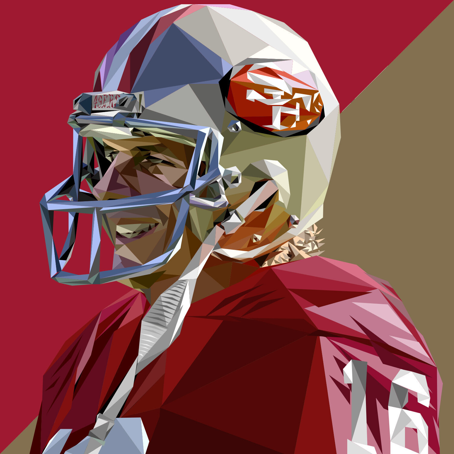 Joe Montana San Francisco 49ers Andrew Thompson Druck zu verkaufen