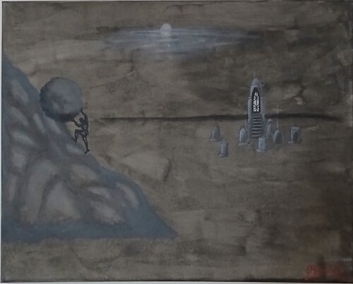 L'arte è lunga, la vita è breve de Maria Vincenza (Obscuria) Vecchio, Pintura a la venta en Singulart