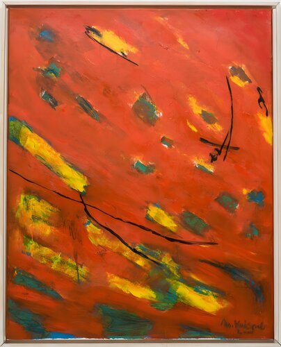 Alles fließt van Dr. Martin Knispel, Schilderij te koop op Singulart