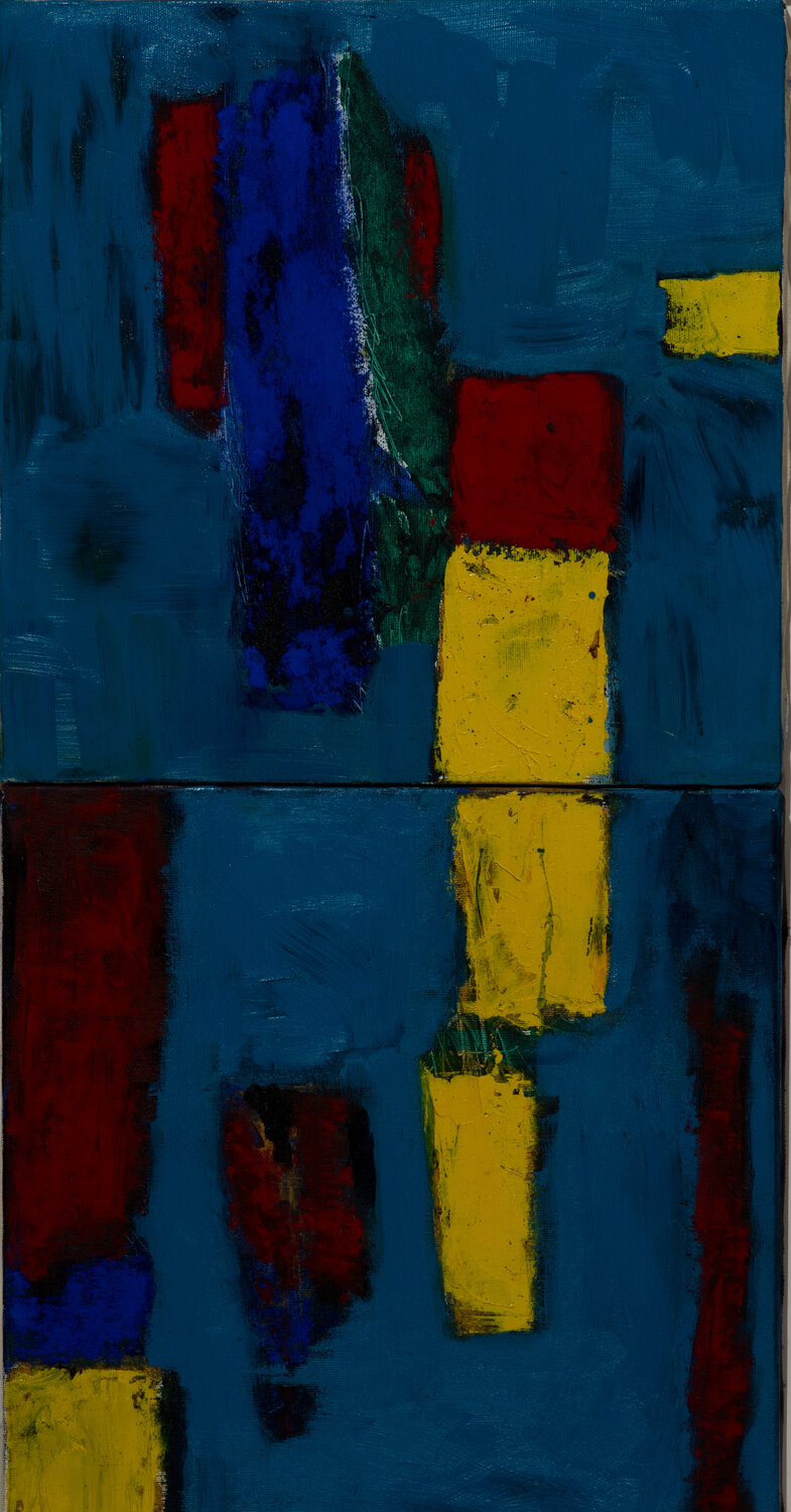 Blaue Komposition 4 Dr. Martin Knispel