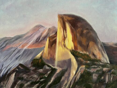 Half Dome par Anjum Khan, Peinture en vente sur Singulart