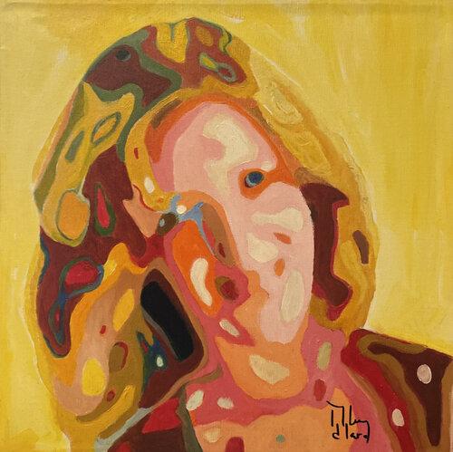 PORTRAIT OF MY WIFE par Román Manrique de Lara, Peinture en vente sur Singulart