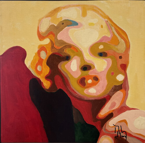 PORTRAIT OF MARILYN MONROE par Román Manrique de Lara, Peinture en vente sur Singulart