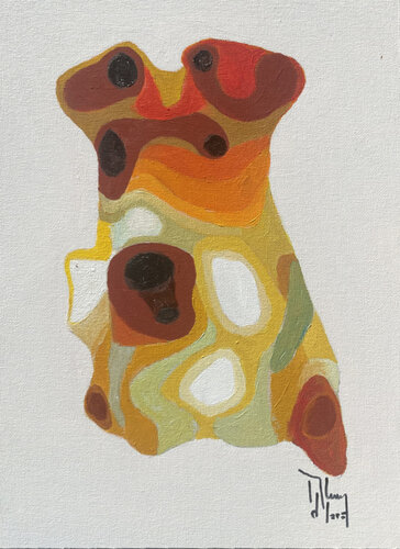 Fox Terrier par Román Manrique de Lara, Peinture en vente sur Singulart