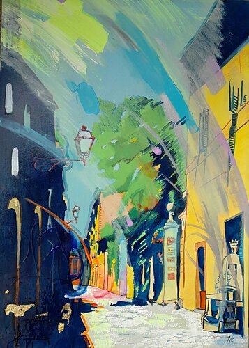 AFA A ROMA van INDRA KRECERE, Schilderij te koop op Singulart