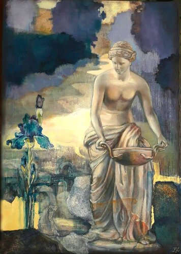 ALLEGORIA DI FIUME van INDRA KRECERE, Schilderij te koop op Singulart
