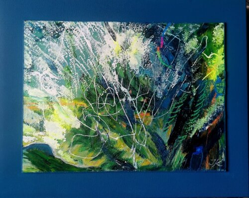 GIARDINO MEDITERRANEO van INDRA KRECERE, Schilderij te koop op Singulart