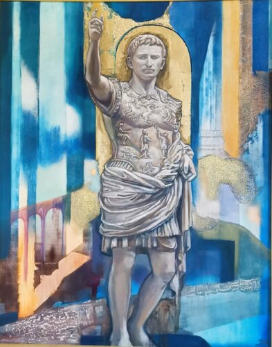 LA VOCE DEL SECOLO van INDRA KRECERE, Schilderij te koop op Singulart