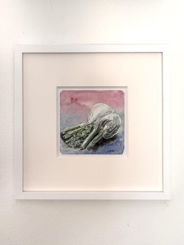 Evening Sky And Fennel by Caro Krebietke, Painting for Sale on Singulart