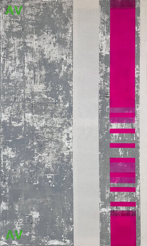 Between a train and a hard place van David San Francisco, Schilderij te koop op Singulart