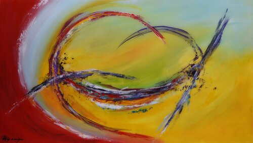 Liebe van Roswitha Fey, Schilderij te koop op Singulart