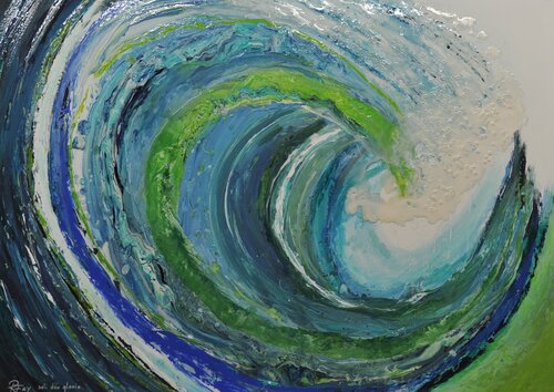Die Welle II van Roswitha Fey, Schilderij te koop op Singulart