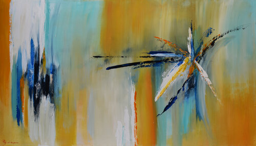 Wintermärchen van Roswitha Fey, Schilderij te koop op Singulart