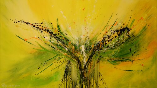 Frühlingserwachen van Roswitha Fey, Schilderij te koop op Singulart