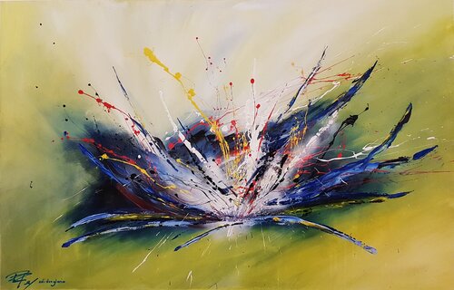 Spring van Roswitha Fey, Schilderij te koop op Singulart