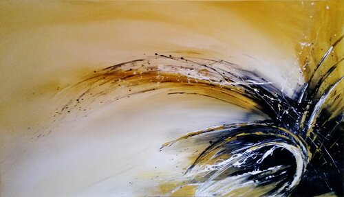 Goldrausch van Roswitha Fey, Schilderij te koop op Singulart