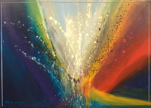 Lebensfreude by Roswitha Fey, Painting for Sale on Singulart
