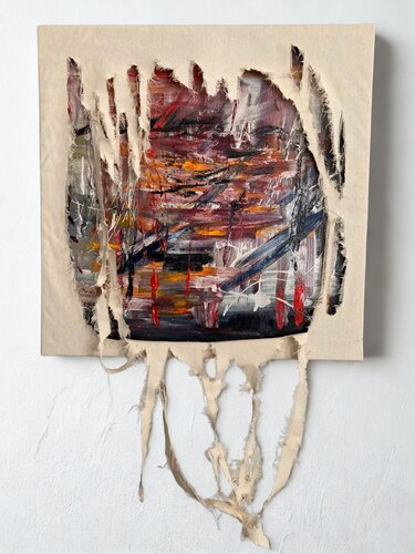 Eat At Your Bones di Leigh Sausville, Pittura in vendita su Singulart